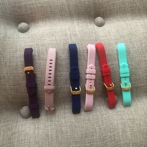 Set of six Fitbit Alta bands